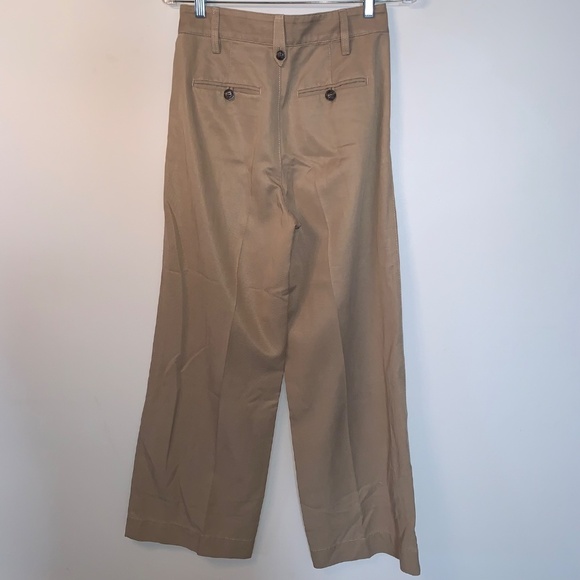 Madewell Wide Leg Pants Lyocell Cotton Linen 0 - Picture 2 of 9